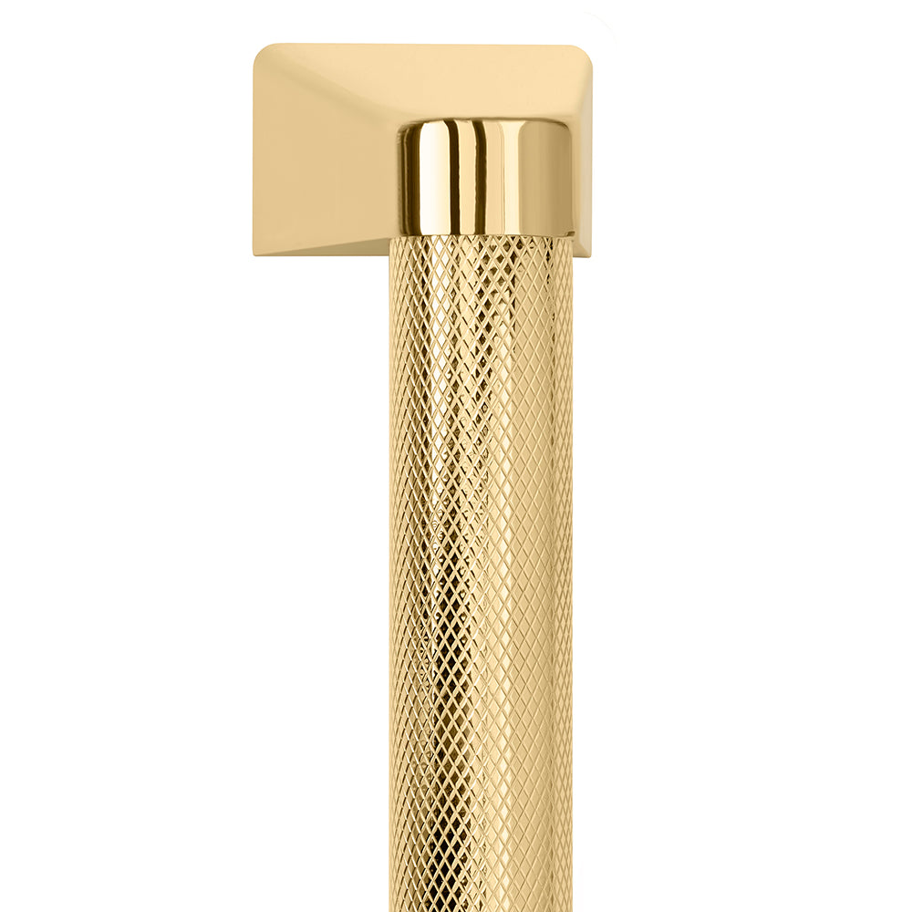 ZLINE 24 in. Autograph Edition Microwave Helix Handle (Set of 1) in Polished Gold (MWHZ-24-K-G)