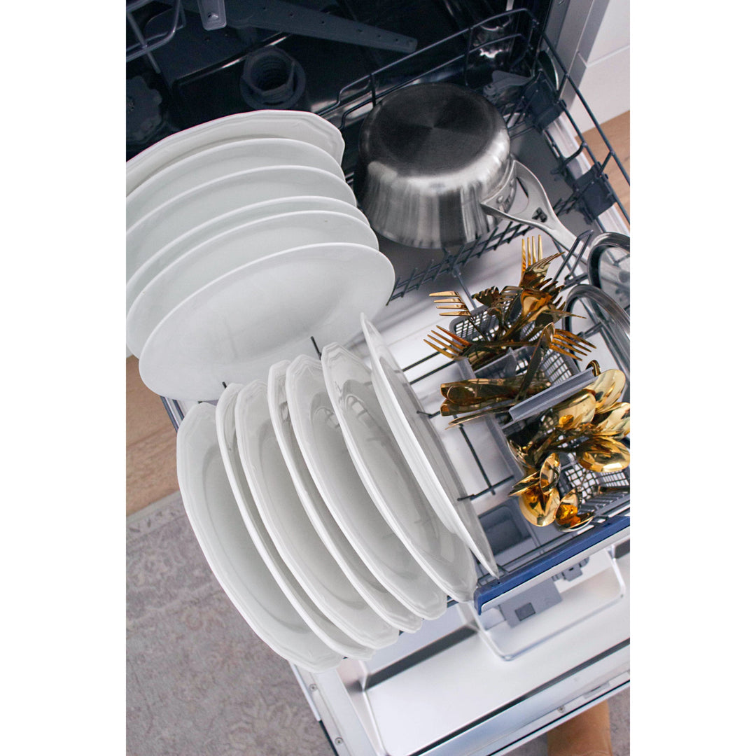 ZLINE 24" Tallac Series 3rd Rack Tall Tub Dishwasher in Custom Panel Ready with Stainless Steel Tub