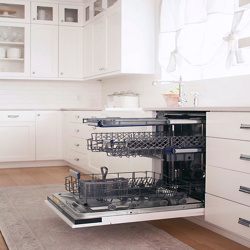 ZLINE 24 in. Tallac Series 3rd Rack Tall Tub Dishwasher with Stainless Steel Tub, 51dBa, Open Box-Excellent Condition