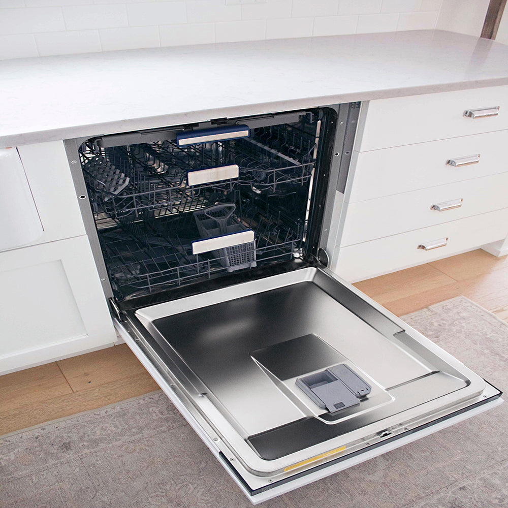 ZLINE 24 in. Tallac Series 3rd Rack Tall Tub Dishwasher with Stainless Steel Tub, 51dBa, Open Box-Excellent Condition