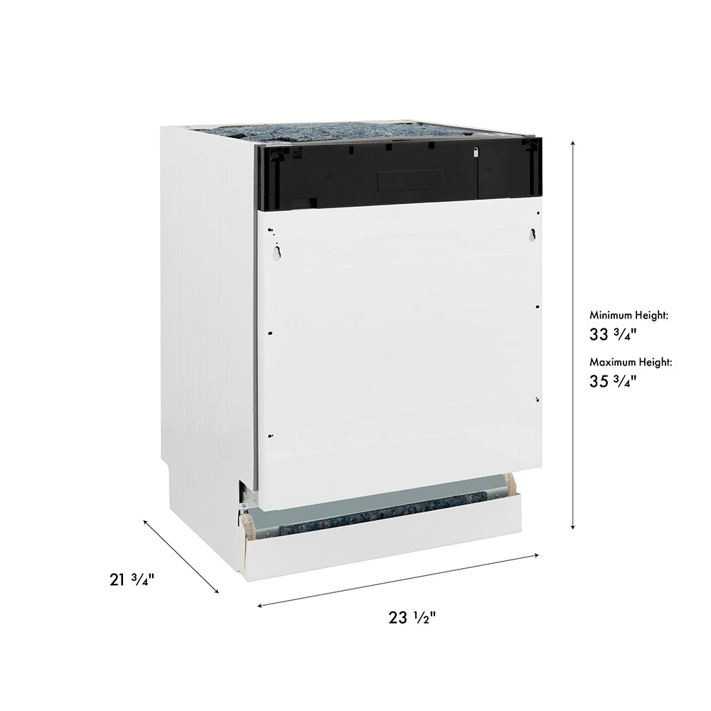 ZLINE 24 in. Tallac Series 3rd Rack Tall Tub Dishwasher with Stainless Steel Tub, 51dBa, Open Box-Excellent Condition