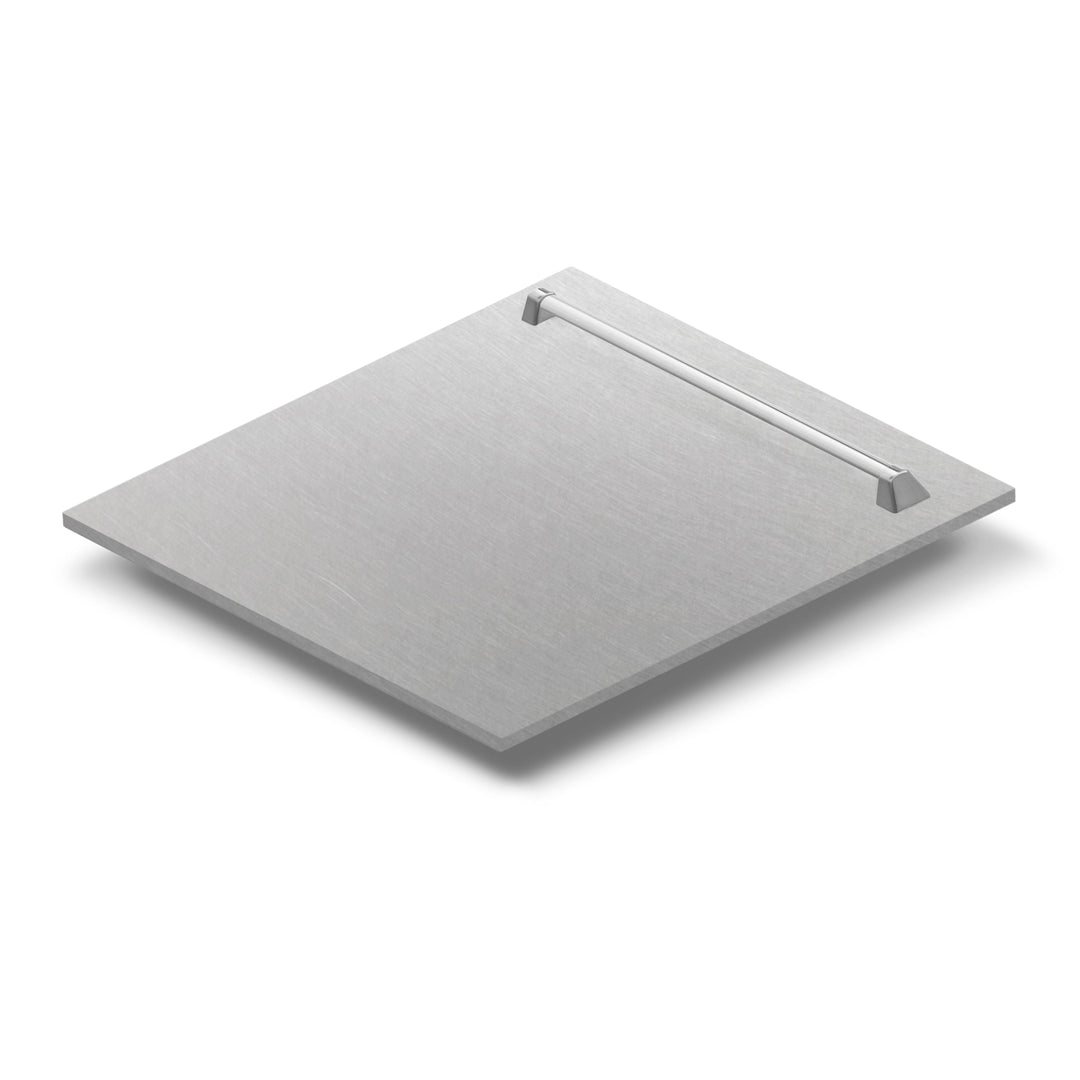 ZLINE 24" Monument Dishwasher Panel in Fingerprint Resistant Stainless Steel with Traditional Handle (DPMT-SN-24)