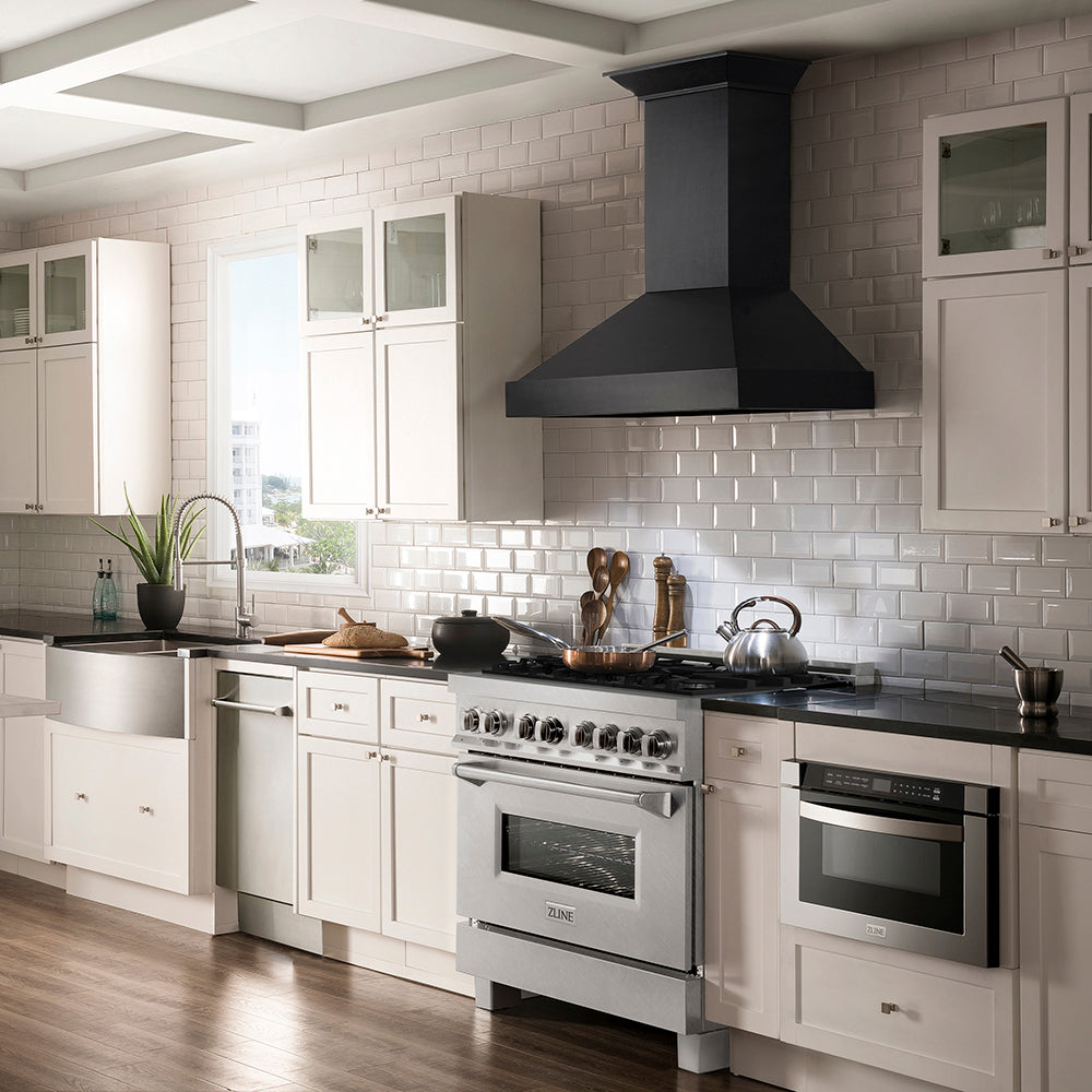 ZLINE 36 in. 4.6 cu. ft. Legacy Dual Fuel Range with 6 Burner Gas Cooktop and Electric Convection Oven in Satin Stainless Steel, Open Box-Excellent Condition