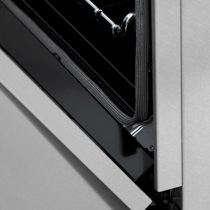 ZLINE 36 in. 4.6 cu. ft. Legacy Dual Fuel Range with 6 Burner Gas Cooktop and Electric Convection Oven in Satin Stainless Steel (RAS-SN-36)