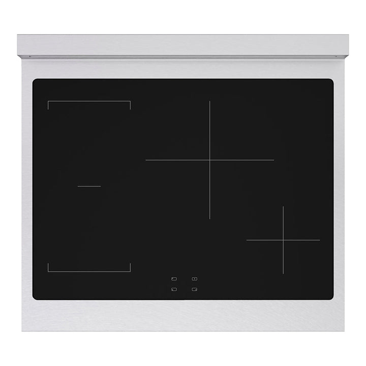 ZLINE 30 in. 4.2 cu. ft. Paramount Induction Range with 4 Element Cooktop and Electric Convection Oven in Satin Stainless Steel with White Matte Door (SINRS-WM-30)