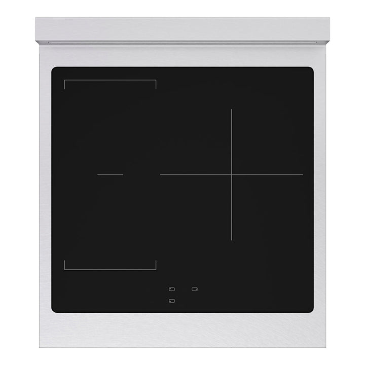 ZLINE Autograph Edition 24 in. 3.2 cu. ft. Paramount Induction Range with 3 Element Cooktop and Electric Convection Oven in Satin Stainless Steel with Polished Gold Accents (SINRSZ-24-G)