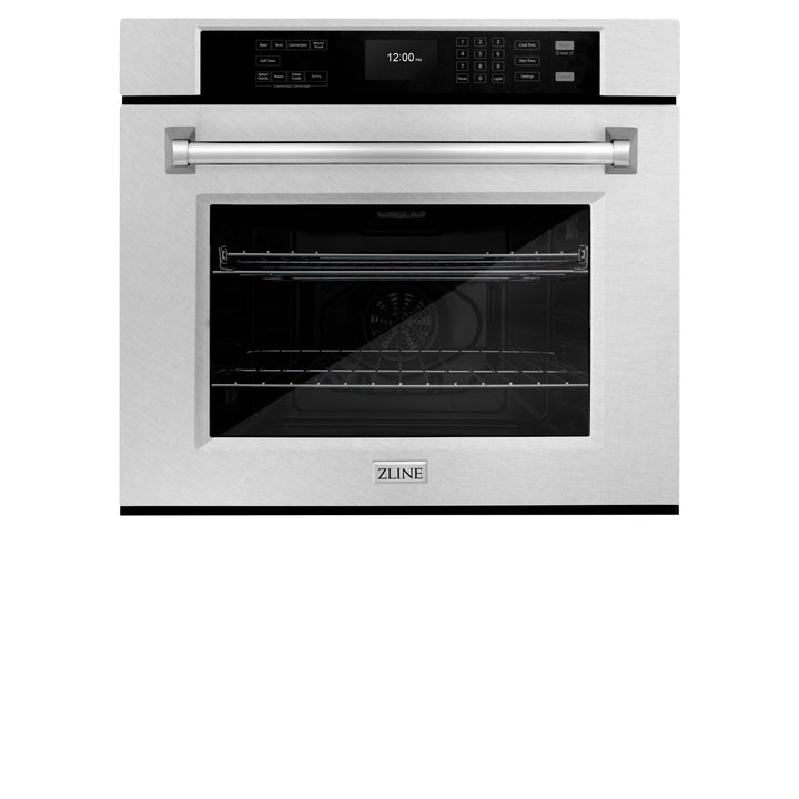 ZLINE 30 in. Professional True Convection Single Wall Oven with Air Fry and Self Clean in Satin Stainless Steel, Open Box-Excellent Condition