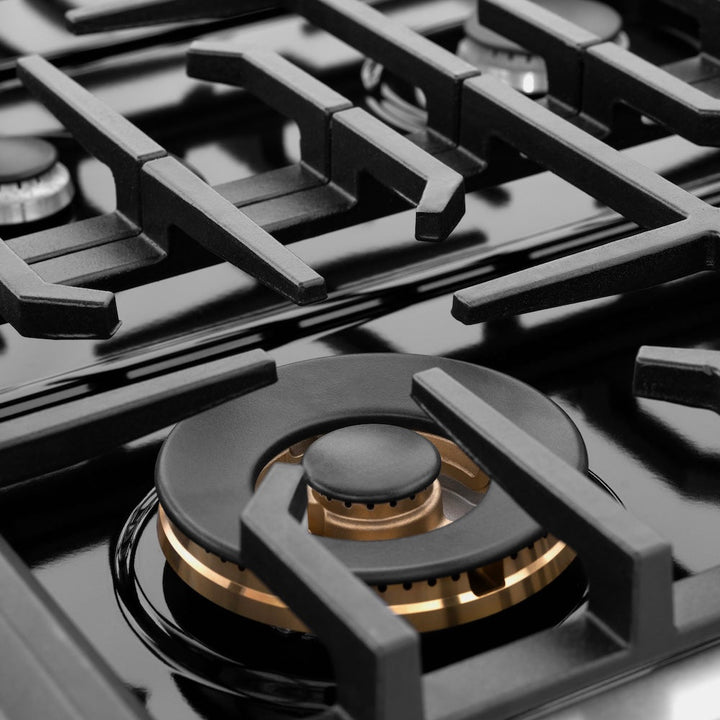 ZLINE 48 in. 6.7 cu. ft. Paramount Double Oven Dual Fuel Range with 8 Burner Gas Cooktop in Satin Stainless Steel with White Matte Doors (SDRS-WM-48)