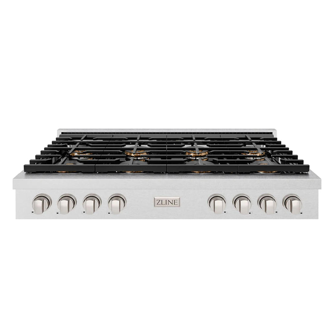 ZLINE Paramount Gas Rangetops with 6 and 8 Burner DuoPro™ Cooktops,  Stainless Steel Finish.