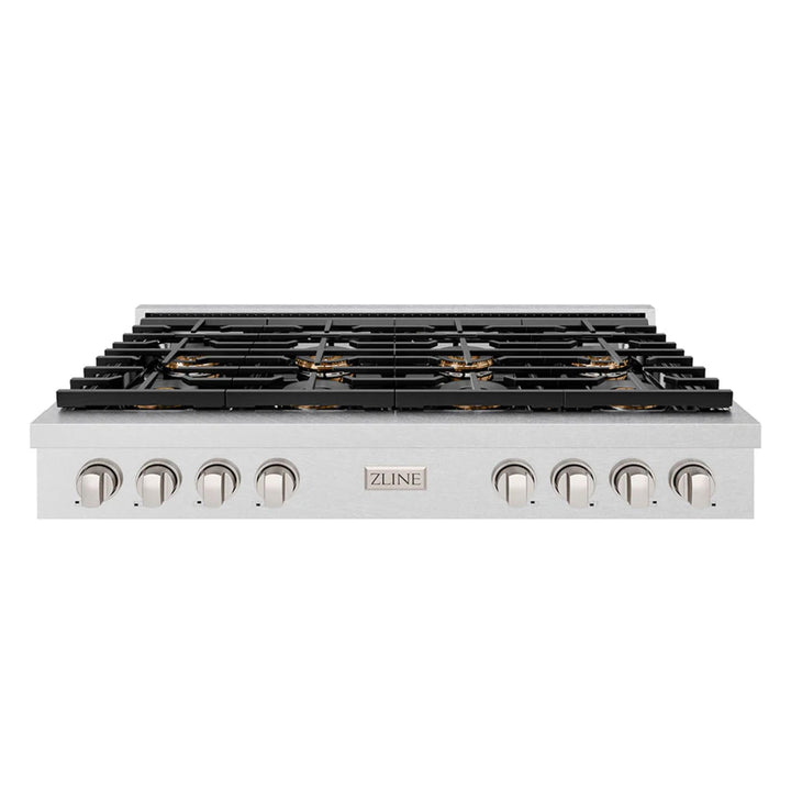 ZLINE Paramount Gas Rangetops with 6 and 8 Burner DuoPro™ Cooktops,  Stainless Steel Finish.
