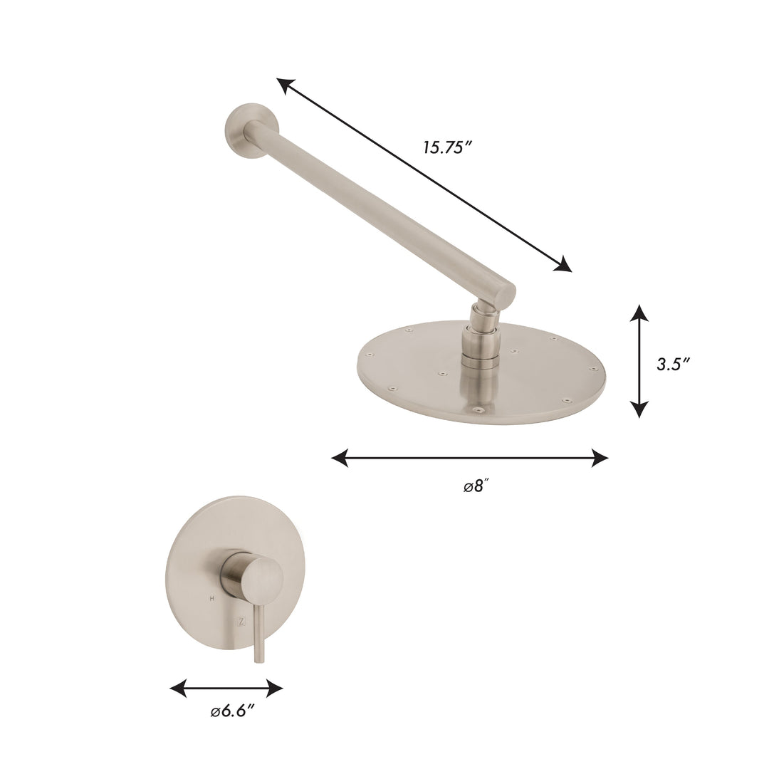 ZLINE Shower Faucet in Brushed Nickel, ELD-SHF-BN