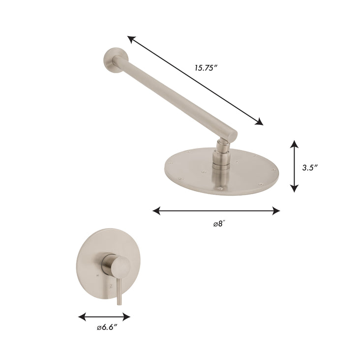 ZLINE Shower Faucet in Brushed Nickel, ELD-SHF-BN