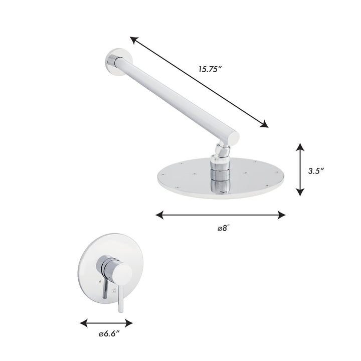 ZLINE Shower Faucet in Chrome, ELD-SHF-CH