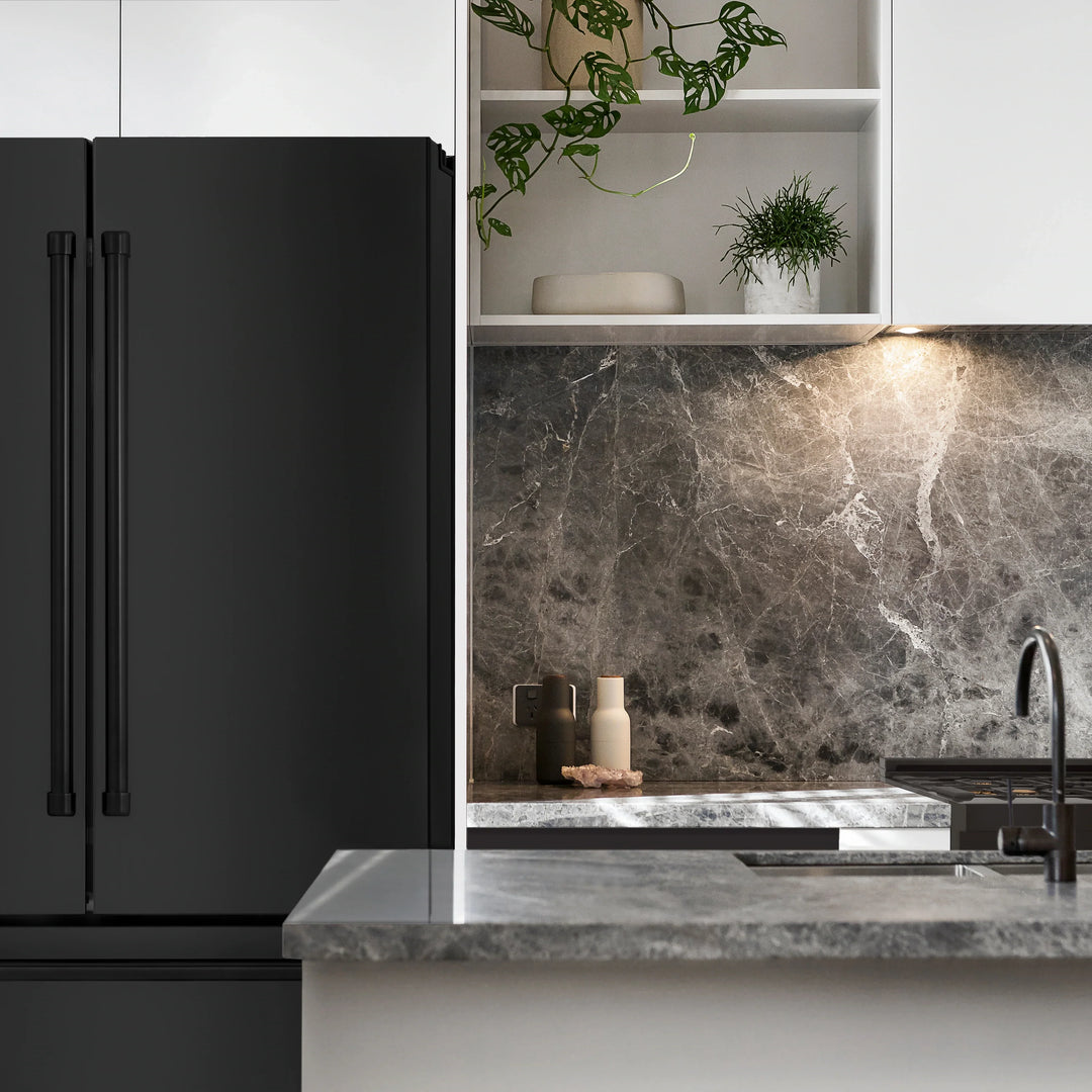 ZLINE 36" 22.5 cu. ft Freestanding French Door Refrigerator with Ice Maker