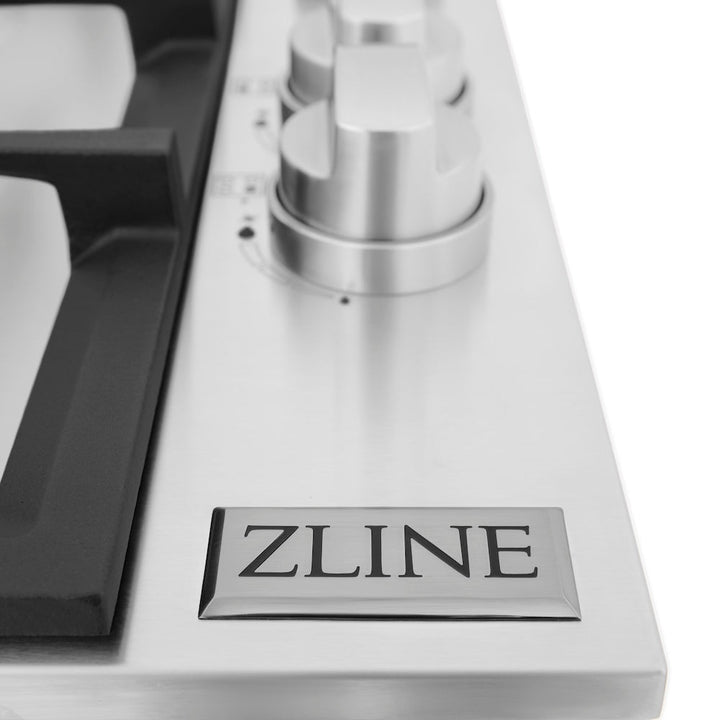 ZLINE 30 in. Gas Cooktop with 4 Gas Burners, Open Box-Excellent Condition