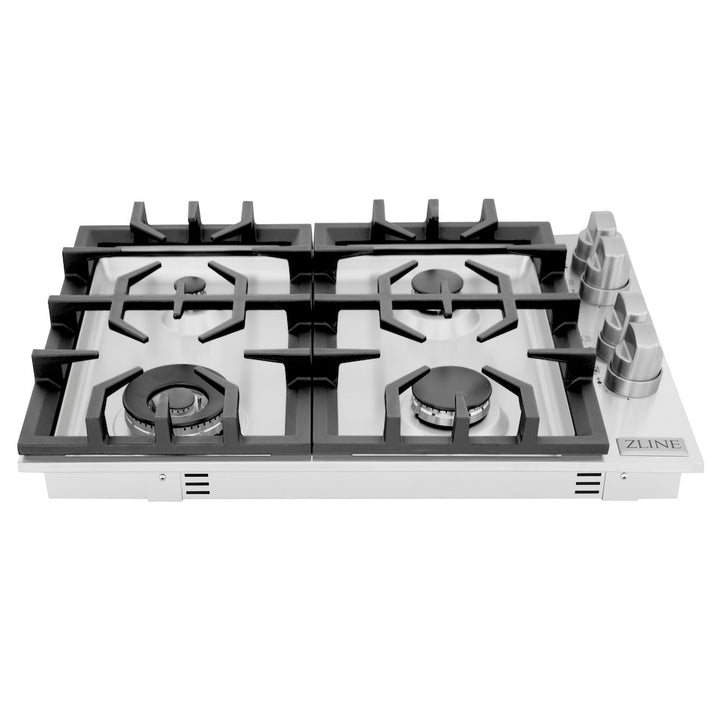 ZLINE 30 in. Gas Cooktop with 4 Gas Burners, Open Box-Excellent Condition