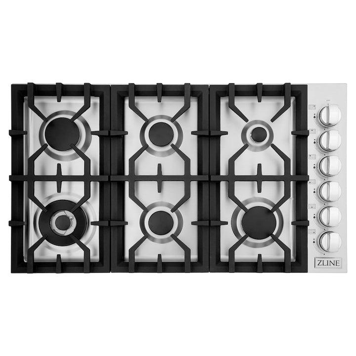 ZLINE 36 in. Gas Cooktop with 6 Burners, Open Box-Excellent Condition