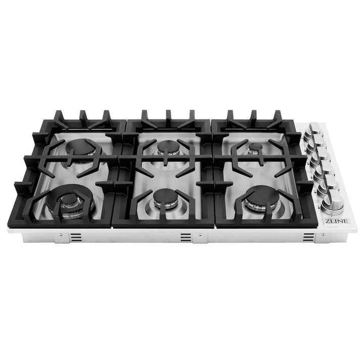 ZLINE 36 in. Gas Cooktop with 6 Burners, Open Box-Excellent Condition