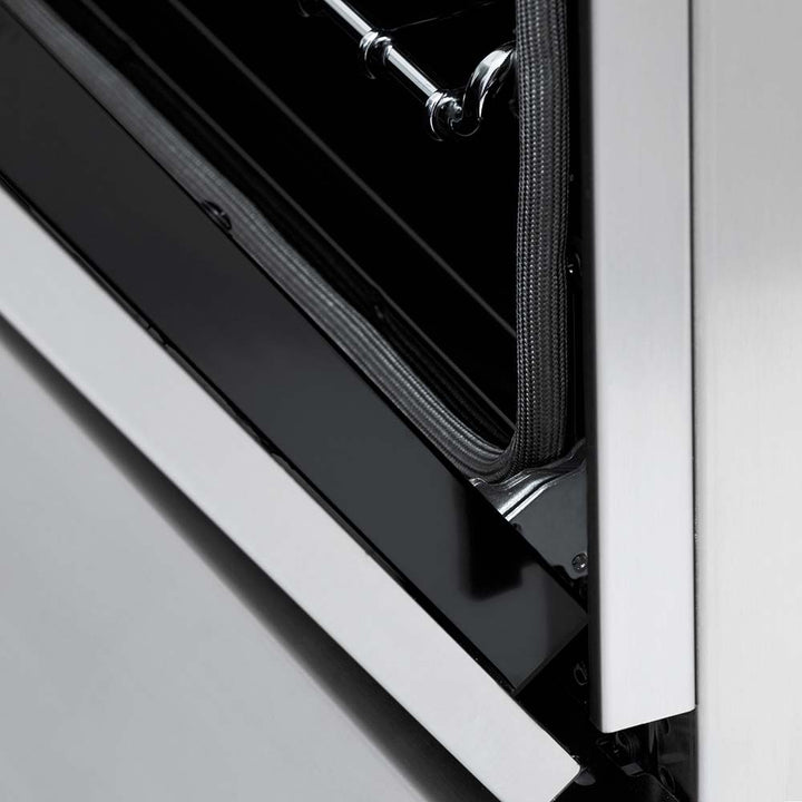 ZLINE 48 in. 6.0 cu. ft. Legacy Dual Fuel Range with Gas Cooktop and 2 Electric Ovens in Stainless Steel with Brass Burners (RA-BR-48)