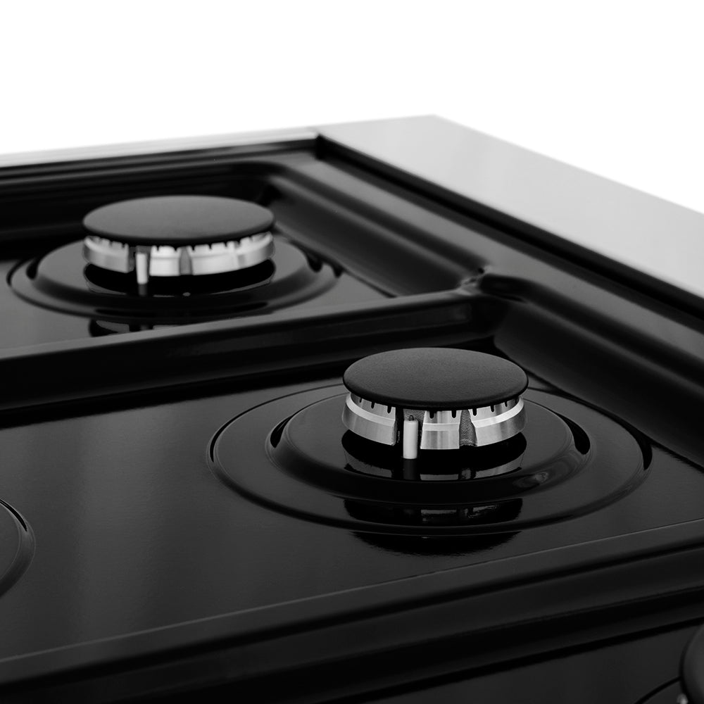 ZLINE 36 in. 4.6 cu. ft. Legacy Dual Fuel Range with 6 Burner Gas Cooktop and Electric Convection Oven in Stainless Steel, Open Box-Good Condition