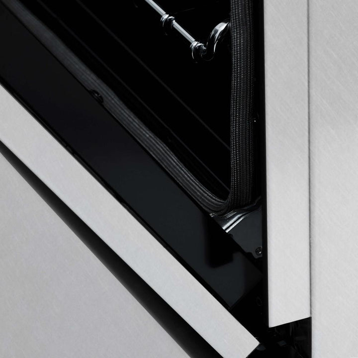 ZLINE 30 in. Kitchen Package with Satin Stainless Steel Dual Fuel Range and Convertible Vent Range Hood (2KP-RASSNRH30)