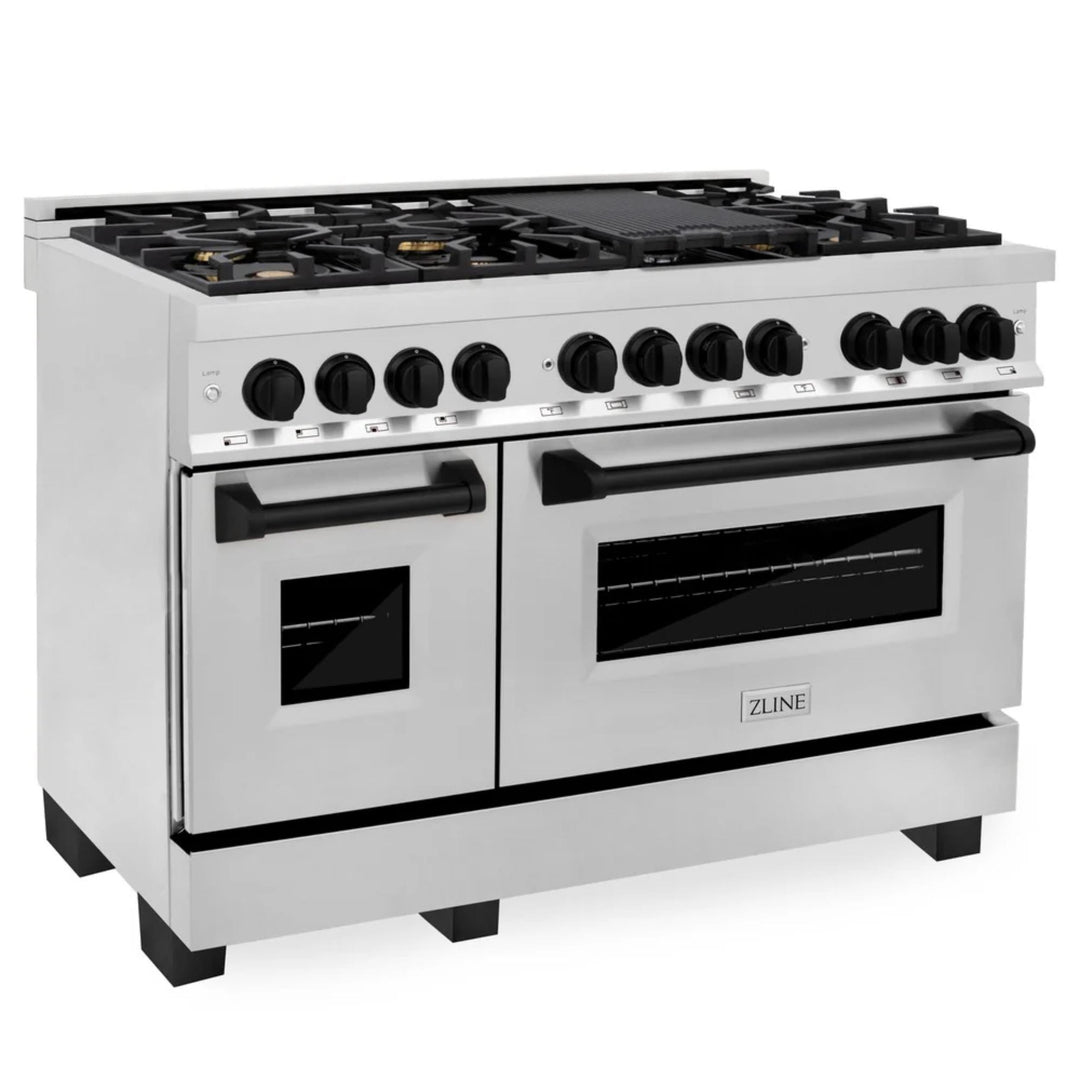 ZLINE Autograph Edition Dual Fuel Kitchen Package (30", 36", 48")