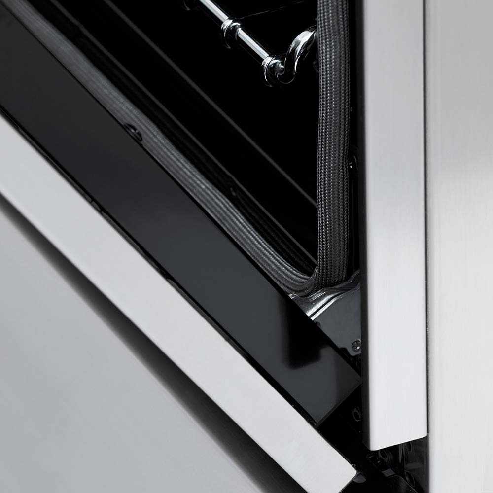 ZLINE Autograph 60" 7.4 cu. ft. Dual Fuel Range in Stainless Steel with Black Matte Accents, RAZ-60-MB