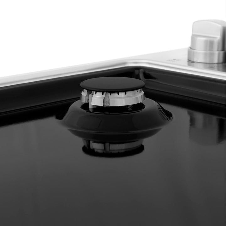 ZLINE 30 in. Gas Cooktop with 4 Burners and Black Porcelain Top, Open Box-Excellent Condition