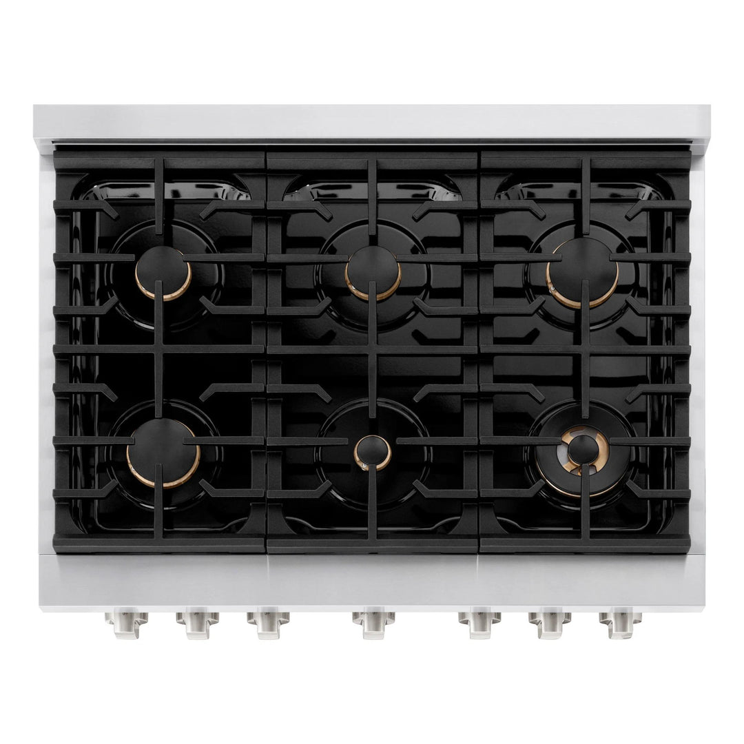 ZLINE Professional Range Brass Burner Sets for 36" &amp; 48" Gas Ranges