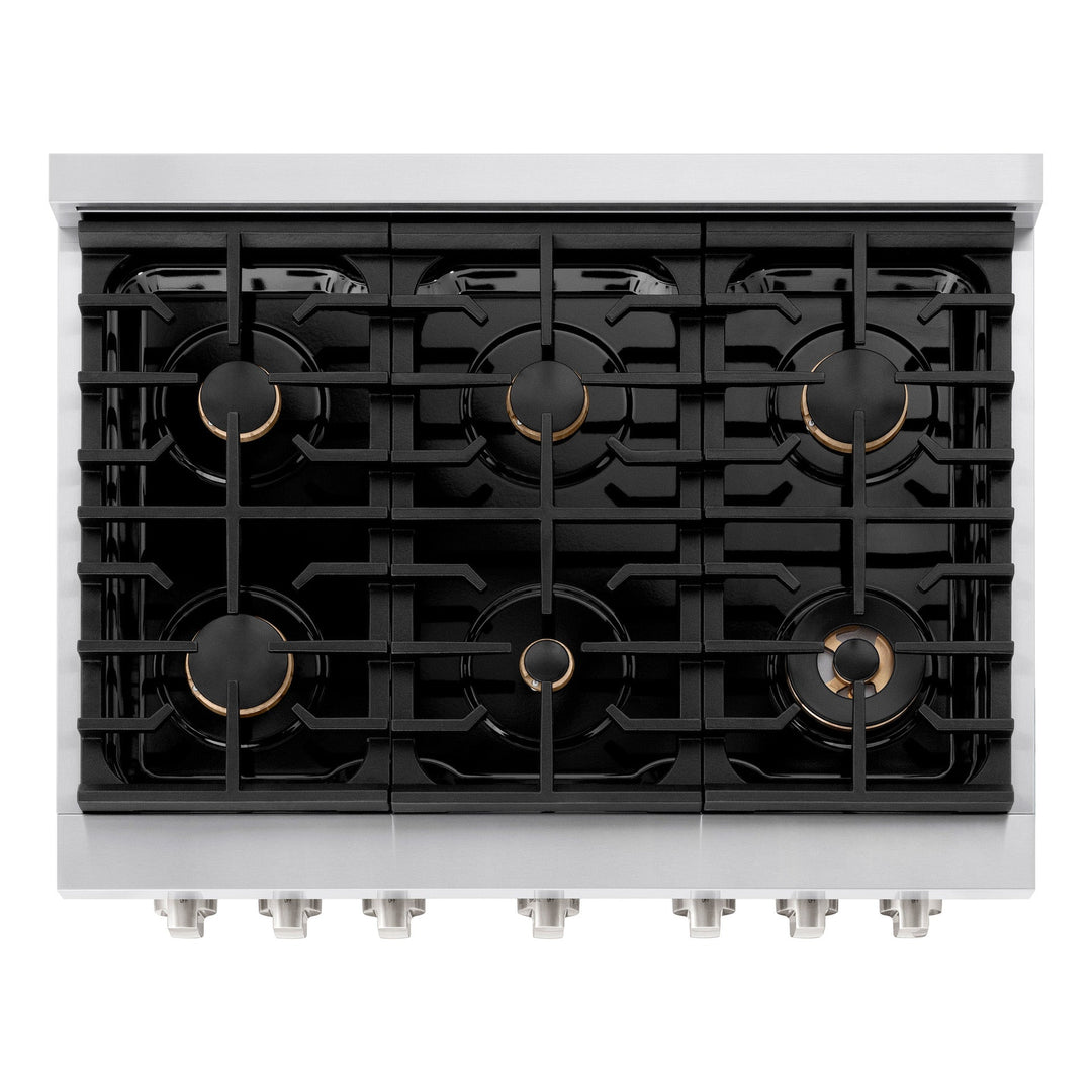 ZLINE 6 Brass Burners (BRASSBR-36)