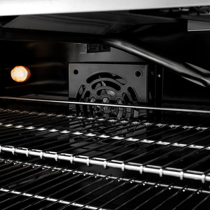 ZLINE 30 in. 4.2 cu. ft. Paramount Gas Range with 4 Burner DuoPro™ Cooktop and Convection Gas Oven with White Matte Door (PSGR-WM-30)