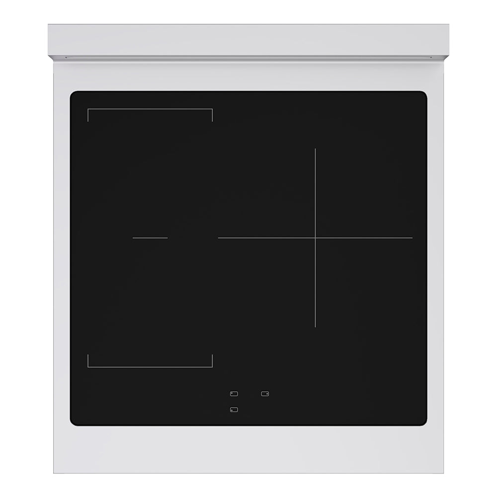 ZLINE Autograph Edition 24 in. 3.2 cu. ft. Paramount Induction Range with 3 Element Cooktop and Electric Convection Oven in Stainless Steel with Polished Gold Accents (SINRZ-24-G)