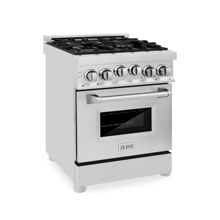 ZLINE 24" 2.8 cu. ft. Range W/ Gas Stove &amp; Gas Oven in Stainless Steel