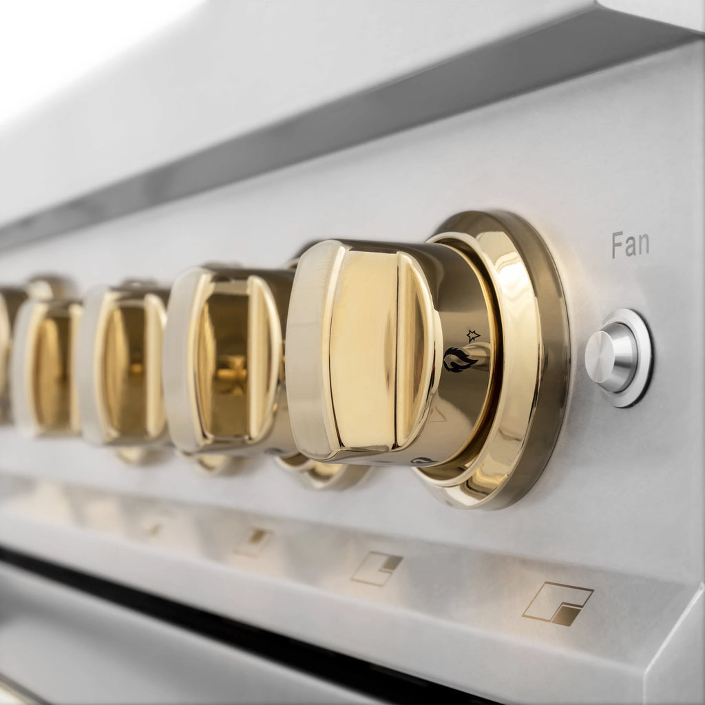 ZLINE 36" 2 Piece Autograph Edition Stainless Steel Range &amp; Range Hood