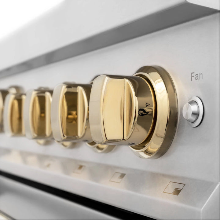 ZLINE 36" 2 Piece Autograph Edition Stainless Steel Range &amp; Range Hood