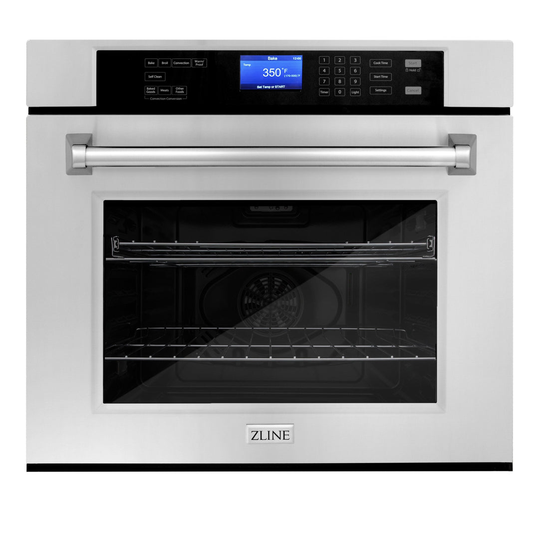 ZLINE 30 in. Professional Single Wall Oven in DuraSnow Stainless Steel