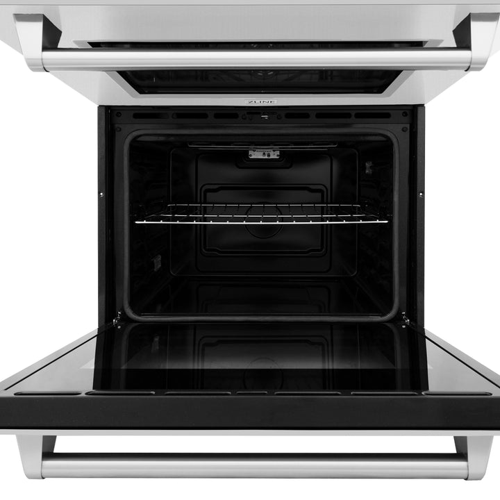 ZLINE 30" Professional Double Wall Oven with Air Fry and Self-Clean in Stainless Steel, WAD-30