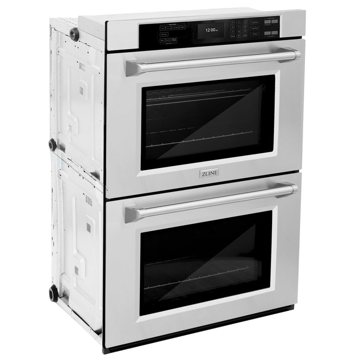 ZLINE 30" Professional Double Wall Oven with Air Fry and Self-Clean in Stainless Steel, WAD-30