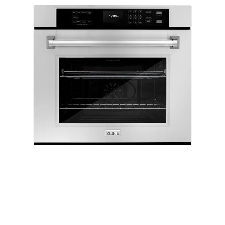 ZLINE 30 in. Professional True Convection Single Wall Oven with Air Fry and Self Clean in Stainless Steel, Open Box-Excellent Condition