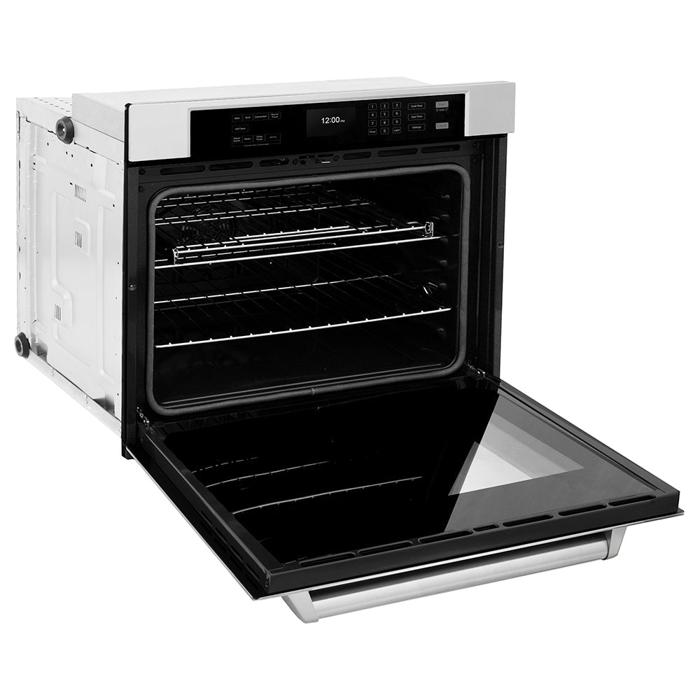 ZLINE 30 in. Professional True Convection Single Wall Oven with Air Fry and Self Clean in Stainless Steel, Open Box-Excellent Condition