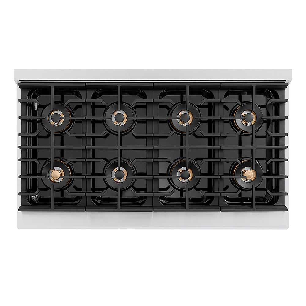 ZLINE 48 in. Paramount Gas Rangetop with 8 Burner DuoPro™ Cooktop in Stainless Steel