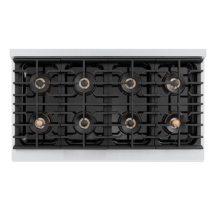 ZLINE 48 in. Paramount Gas Rangetop with 8 Burner DuoPro™ Cooktop in Stainless Steel