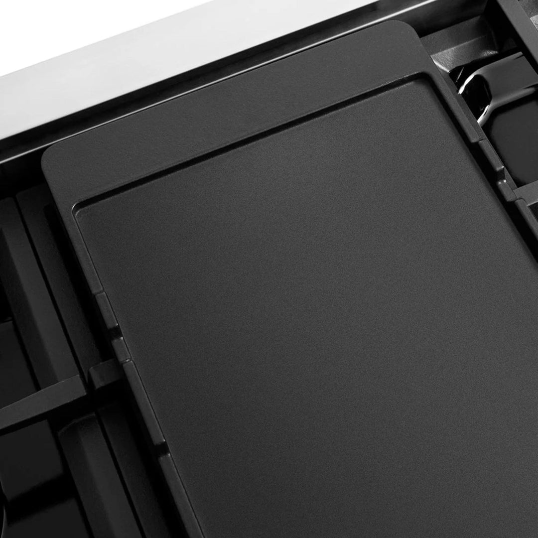 ZLINE Autograph Edition Legacy Gas Rangetops with Polished Gold Accents – 36" and 48" Widths.