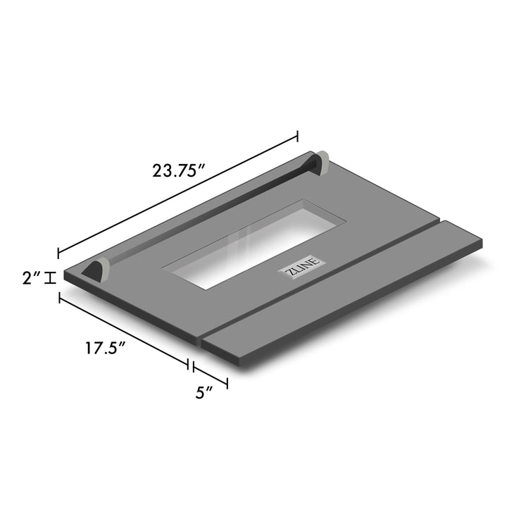 ZLINE 24 in. Blue Matte Range Door for RA and RG and RAIND Models (RA-DR-BM-24)