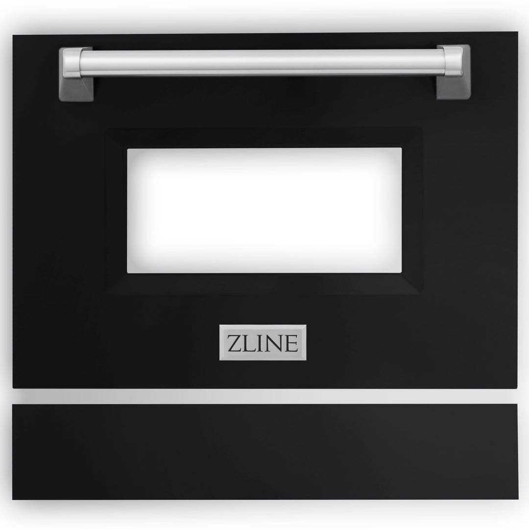 ZLINE 24 in. Black Matte Range Door for RA and RG and RAIND Models (RA-DR-BLM-24)
