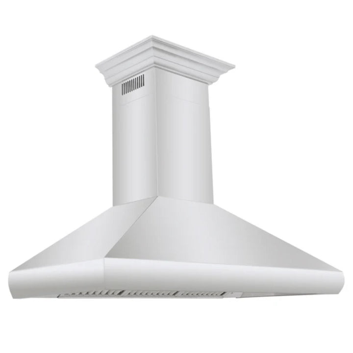 ZLINE 30", 36", &amp; 48" Professional Convertible Vent Wall Mount Range Hoods with Crown Molding in Stainless Steel
