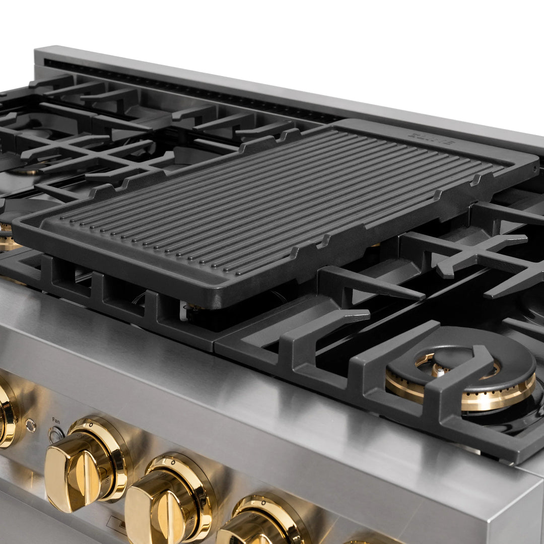 ZLINE Reversible Enameled Cast Iron Range Griddle, SR-GRNS