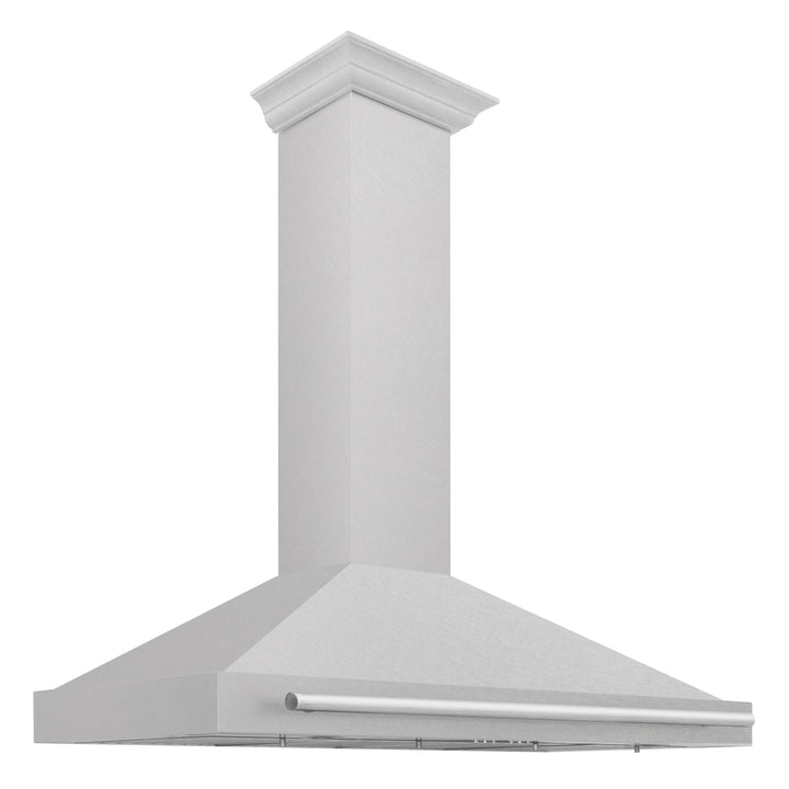 ZLINE 48 Inch DuraSnow® Stainless Steel Range Hood with Stainless Steel Handle, KB4SNX-48