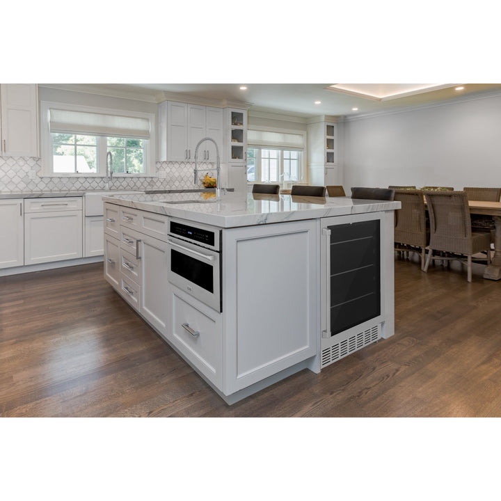 ZLINE 24" Monument 154 Can Beverage Fridge in Stainless Steel