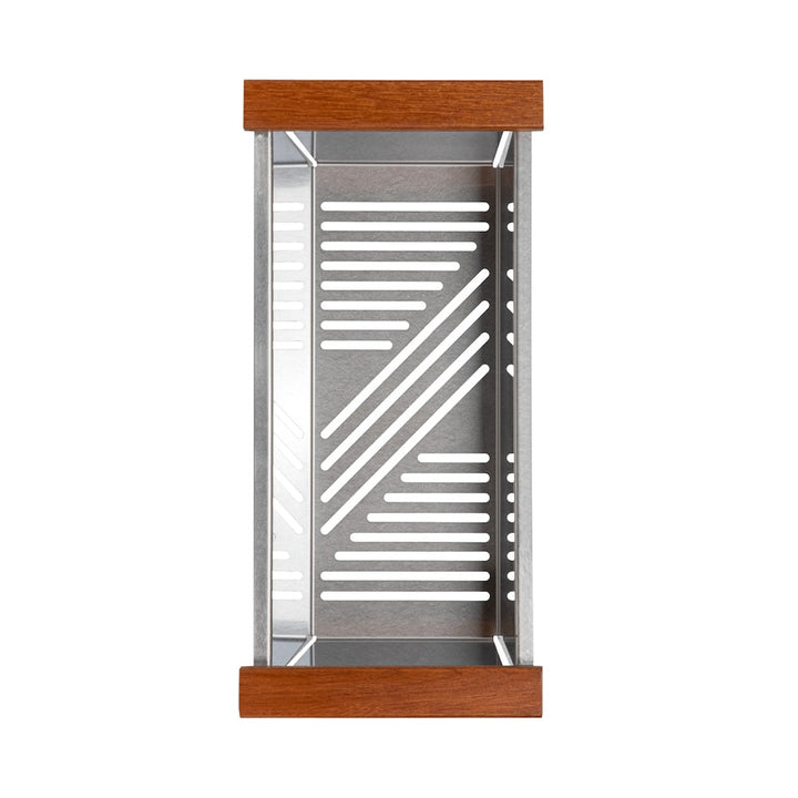 ZLINE 30 in. Garmisch Undermount Single Bowl Satin Stainless Steel Kitchen Sink with Bottom Grid and Accessories (SLS-30S)